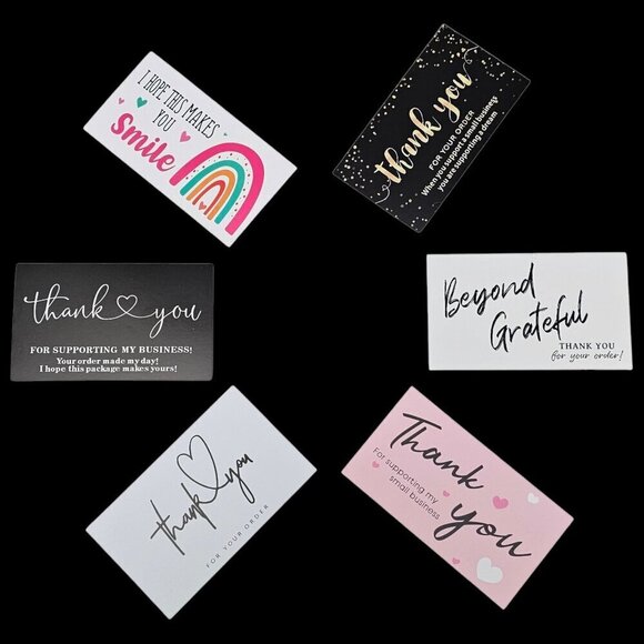 Thank You Reseller Business Appreciation Cards 50 Pick Your Favorite Ones - Picture 15 of 15